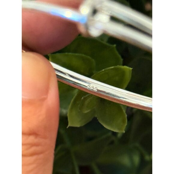Silver Bypass Bangle - Picture 6 of 8
